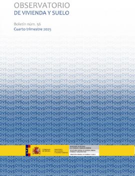 Portada de Observatorio de vivienda y suelo. Boletín núm. 56, cuarto trimestre 2025