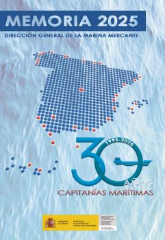Portada de Memoria 2025. Dirección General de la Marina Mercante